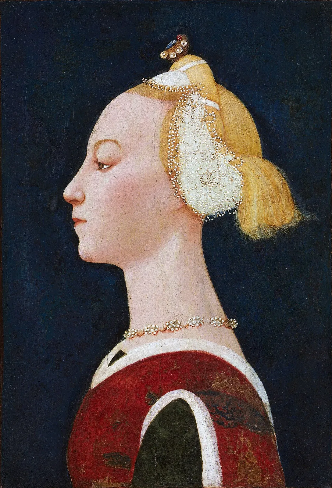 Portrait of a Woman by Master of the Castello Nativity