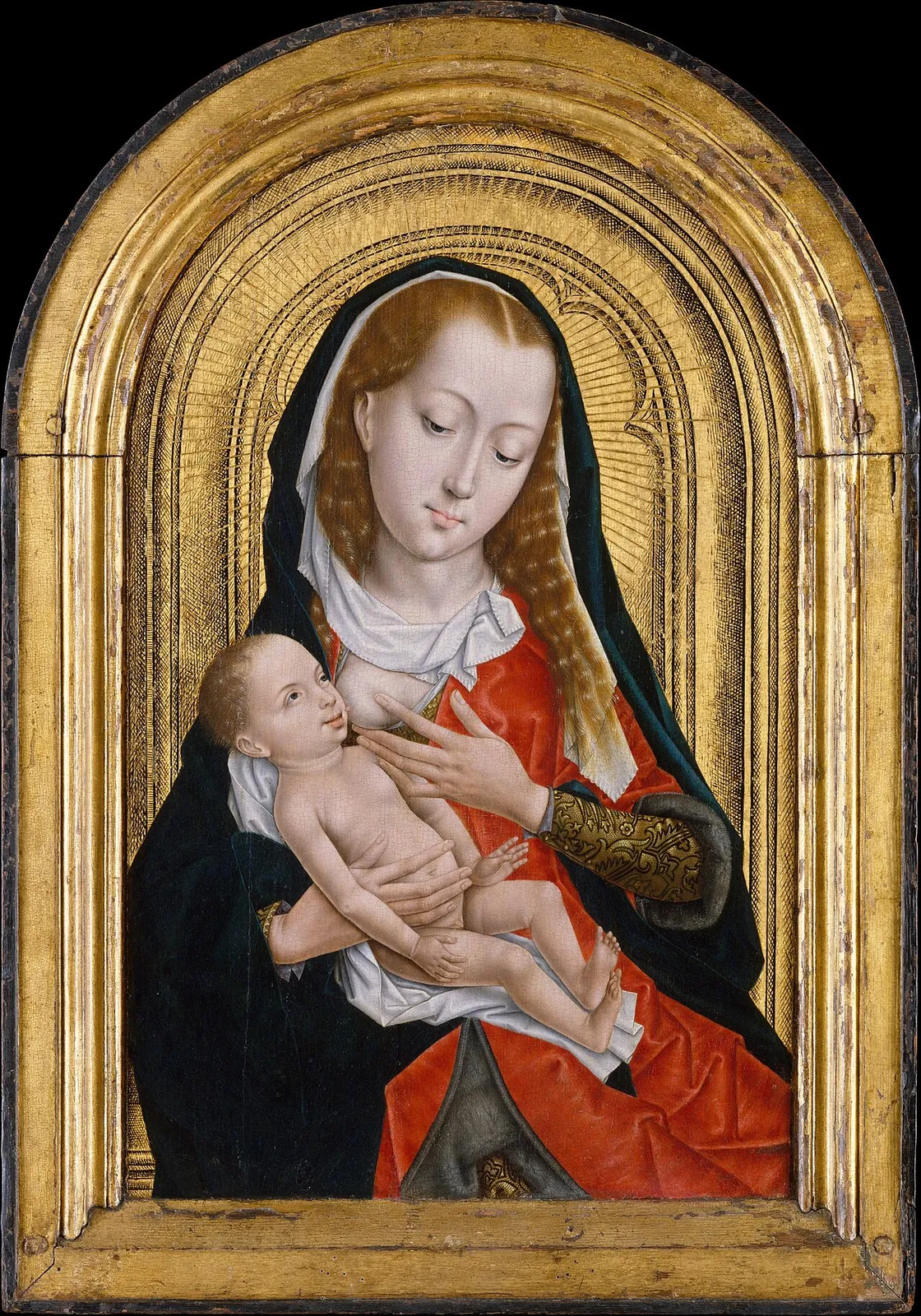 Virgin and Child by Follower of Rogier van der Weyden (Master of the Saint Ursula Legend Group, Netherlandish, active late 15th century)