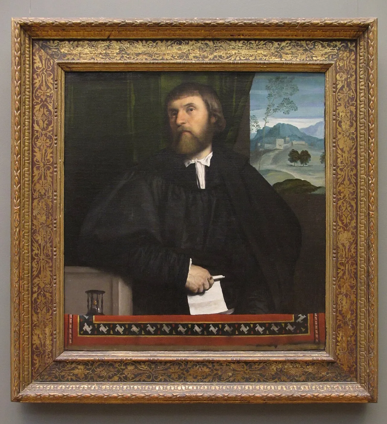 Portrait of a Man by Moretto da Brescia (Alessandro Bonvicino)
