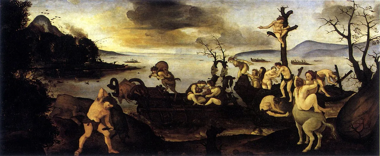 The Return from the Hunt by Piero di Cosimo (Piero di Lorenzo di Piero d'Antonio)