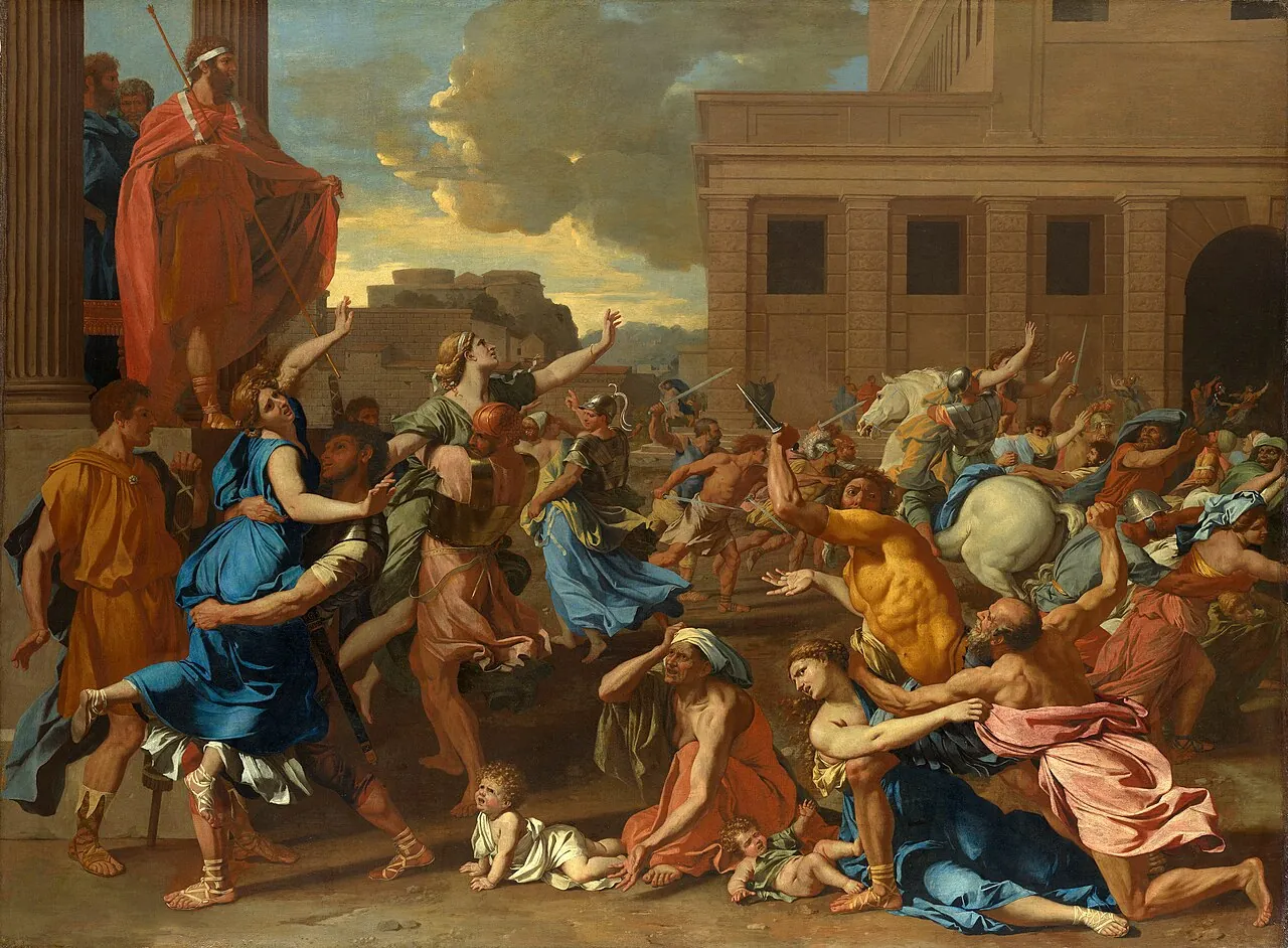 The Abduction of the Sabine Women by Nicolas Poussin