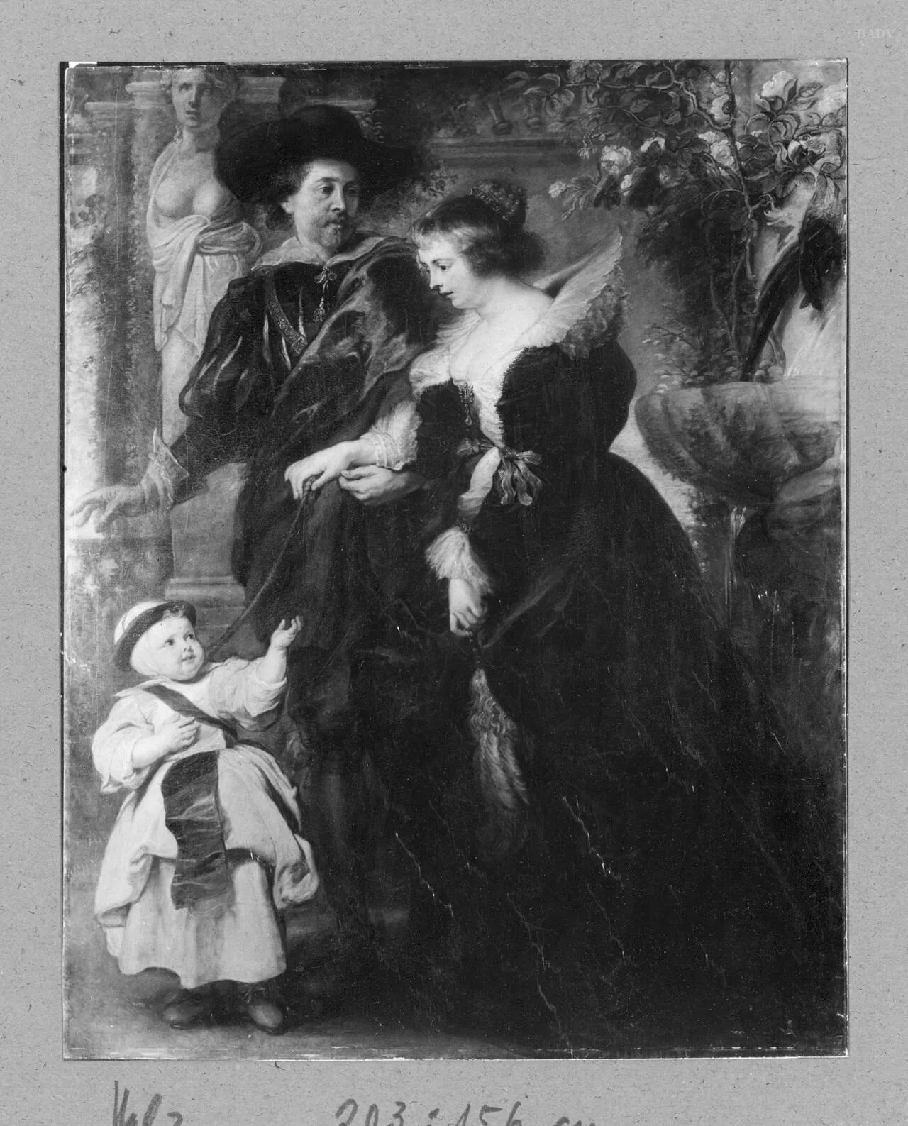 Rubens, Helena Fourment (1614–1673), and Their Son Frans (1633–1678) by Peter Paul Rubens