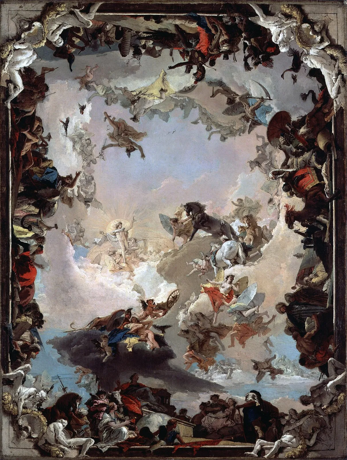 Allegory of the Planets and Continents by Giovanni Battista Tiepolo