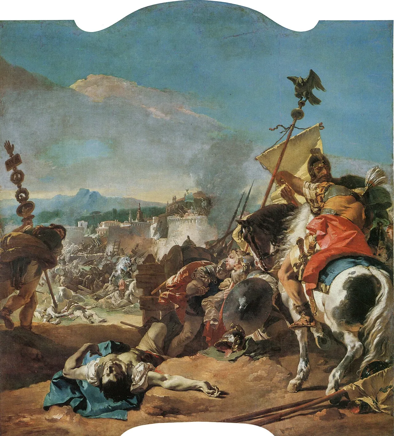 The Capture of Carthage by Giovanni Battista Tiepolo