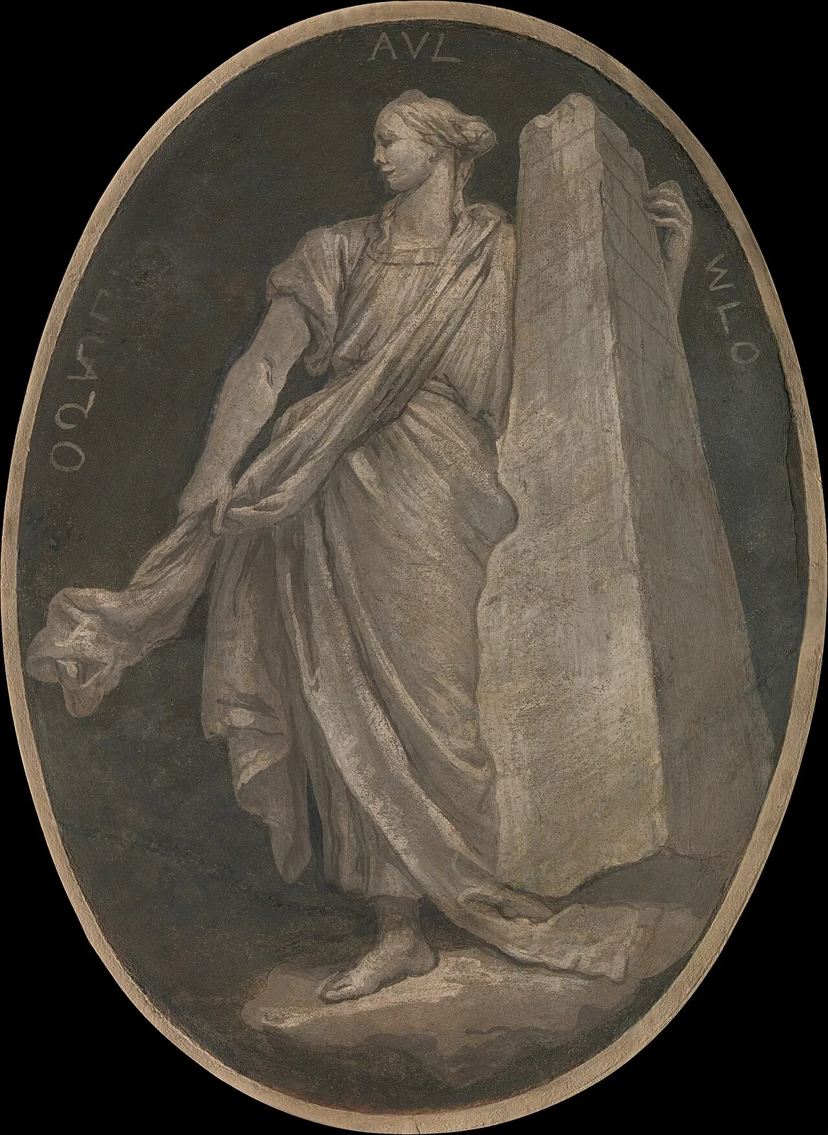Allegorical Figure Representing Fortitude by Giovanni Battista Tiepolo