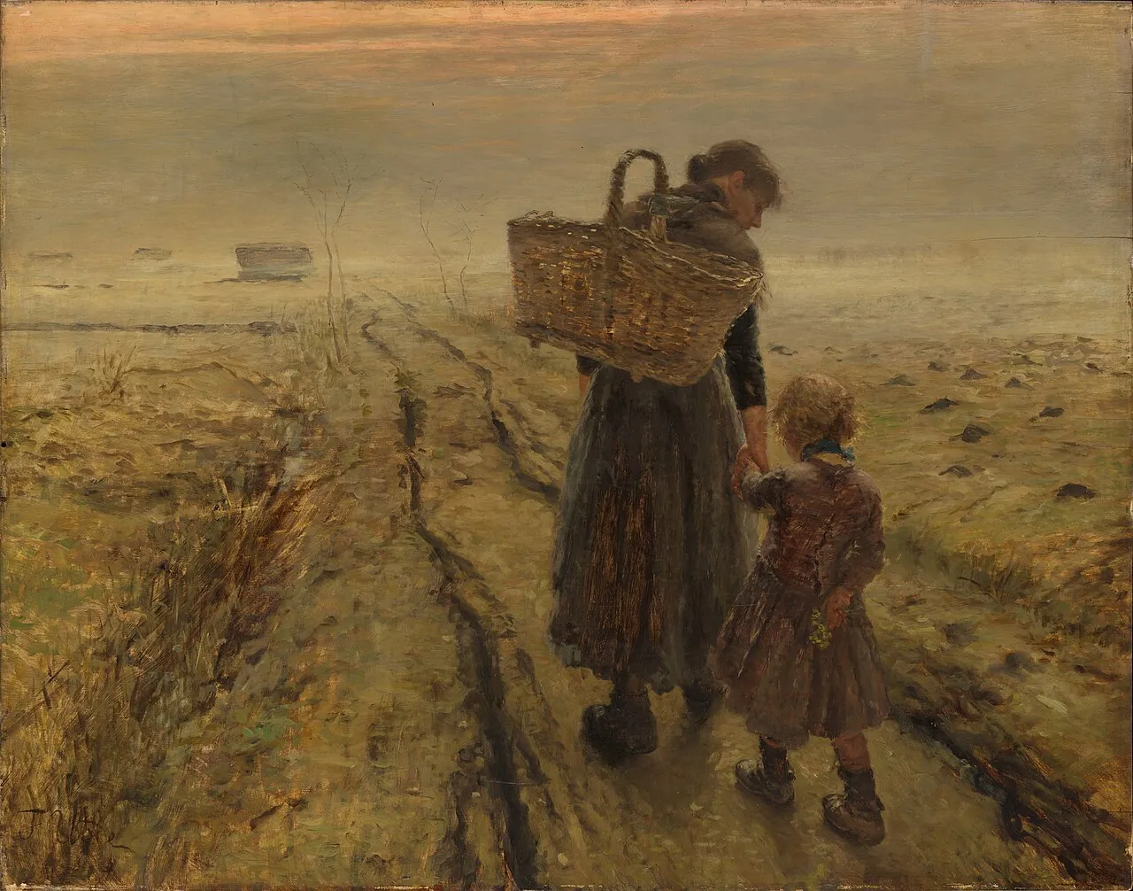 Going Home by Fritz von Uhde