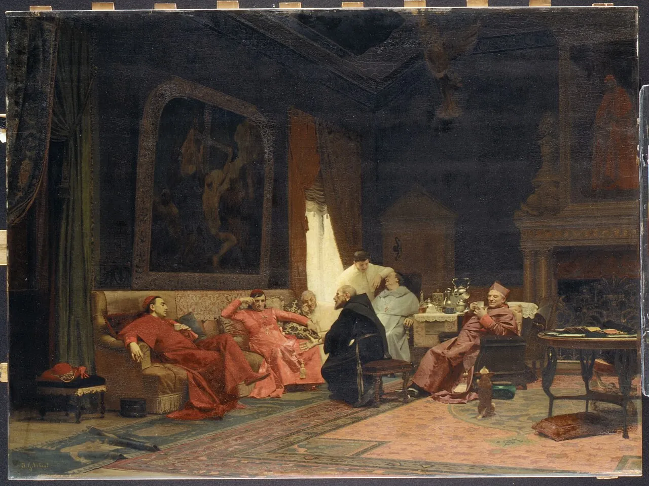 The Missionary's Adventures by Jean-Georges Vibert