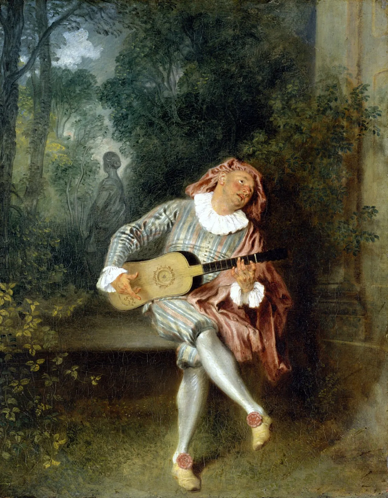Mezzetin by Antoine Watteau