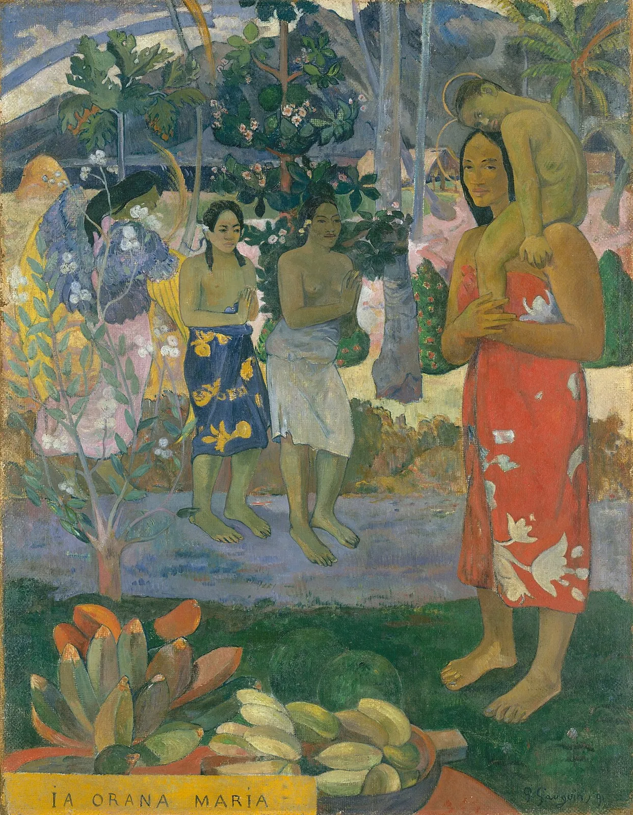 Ia Orana Maria (Hail Mary) by Paul Gauguin