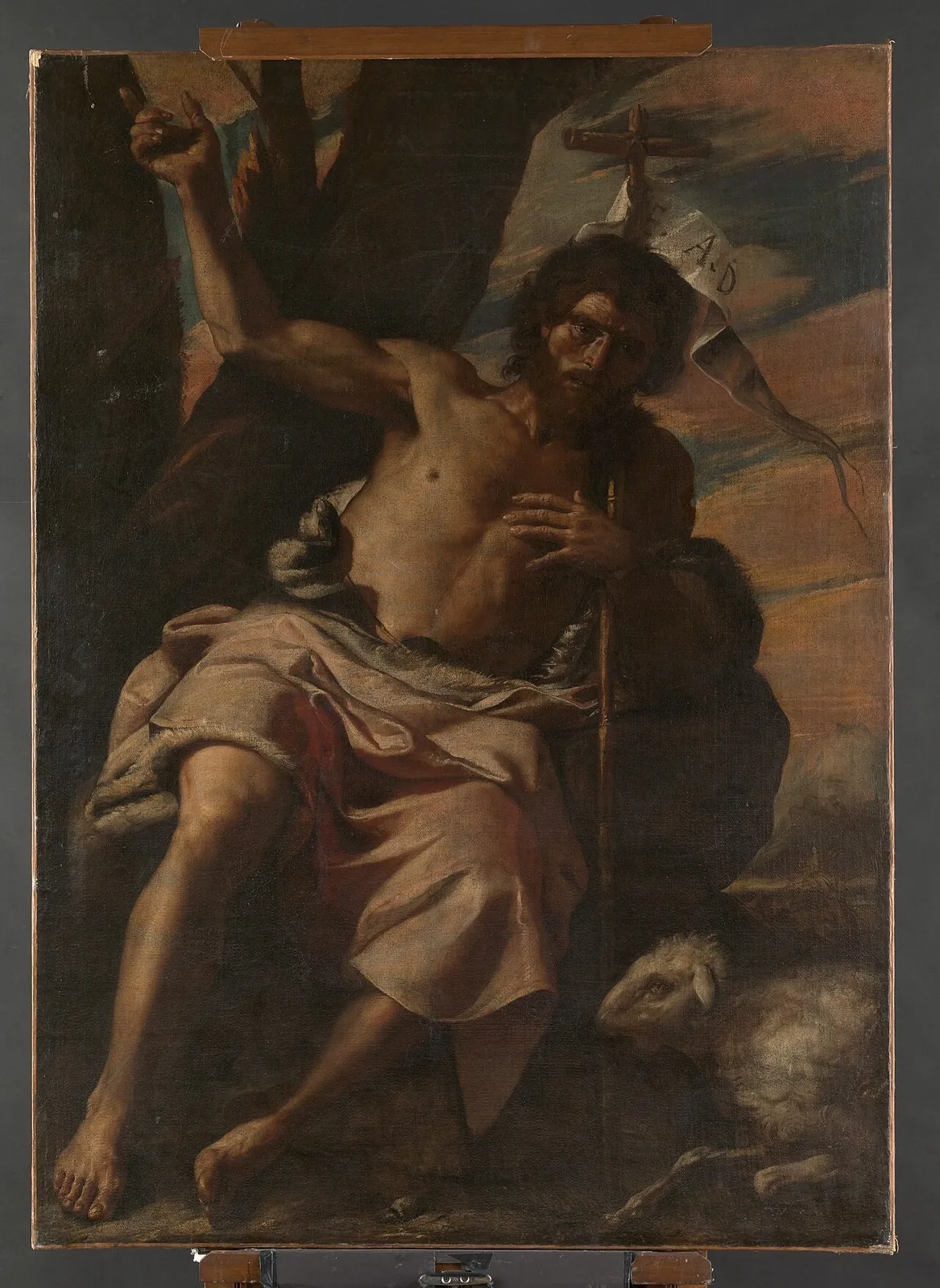 Saint John the Baptist Preaching by Mattia Preti (Il Cavalier Calabrese)