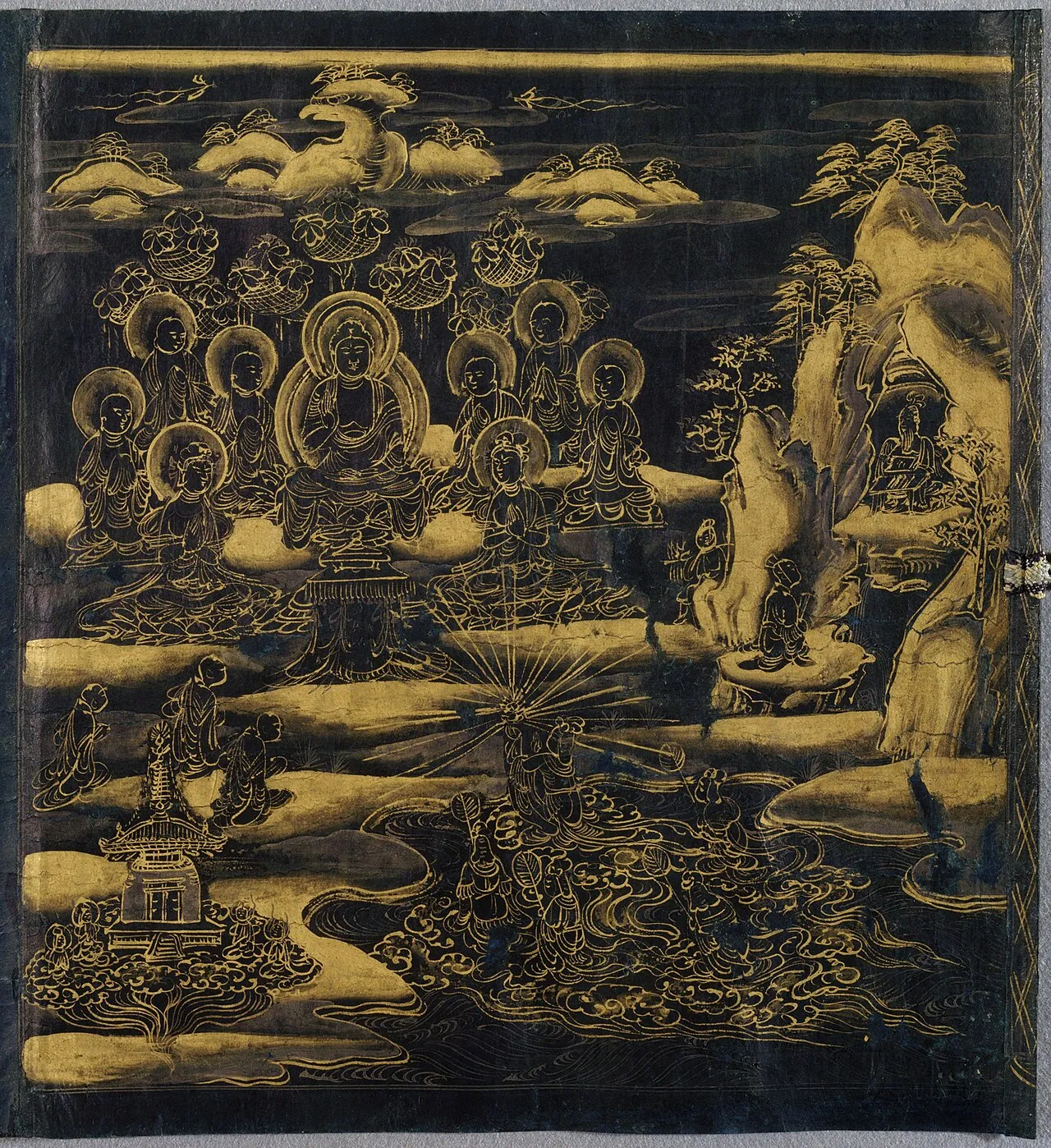 『妙法蓮華経』 「提婆達多品第十二」|“Devadatta,” Chapter 12 of the Lotus Sutra (Hoke-kyō, Daibadatta-bon) by Unknown artist