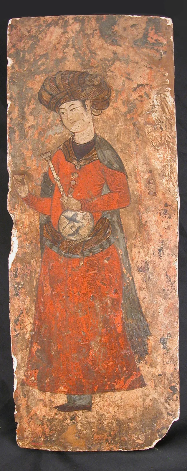 Man Holding a Bottle and a Cup by Unknown artist