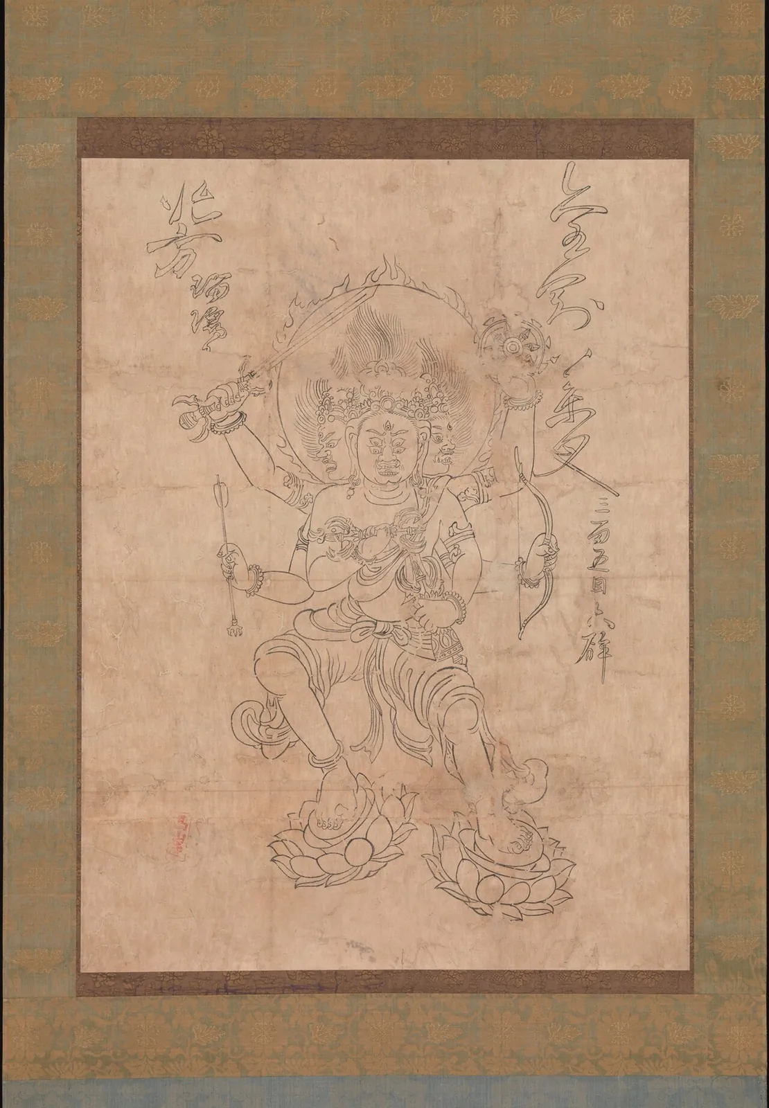 金剛夜叉明王|Kongōyasha Myōō by Unknown artist