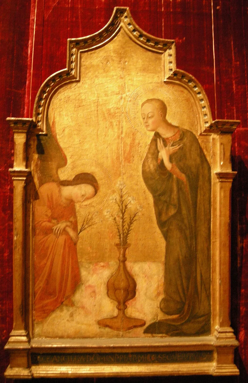 The Annunciation by Sassetta (Stefano di Giovanni)