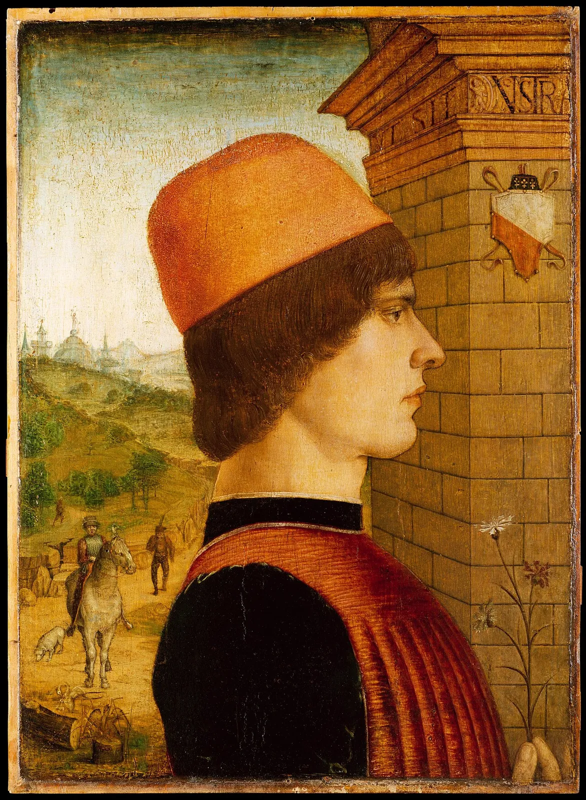Portrait of a Man, possibly Matteo di Sebastiano di Bernardino Gozzadini by Maestro delle Storie del Pane