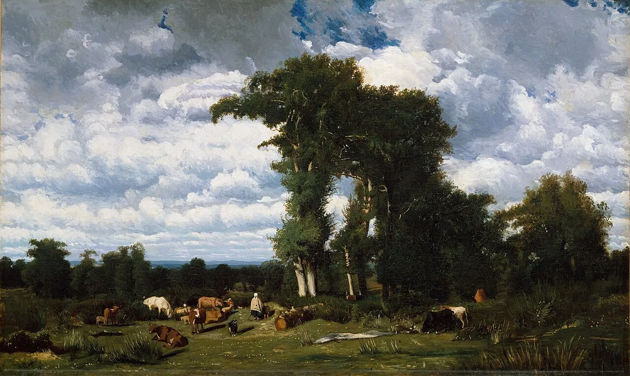 Landscape with Cattle at Limousin by Jules Dupré