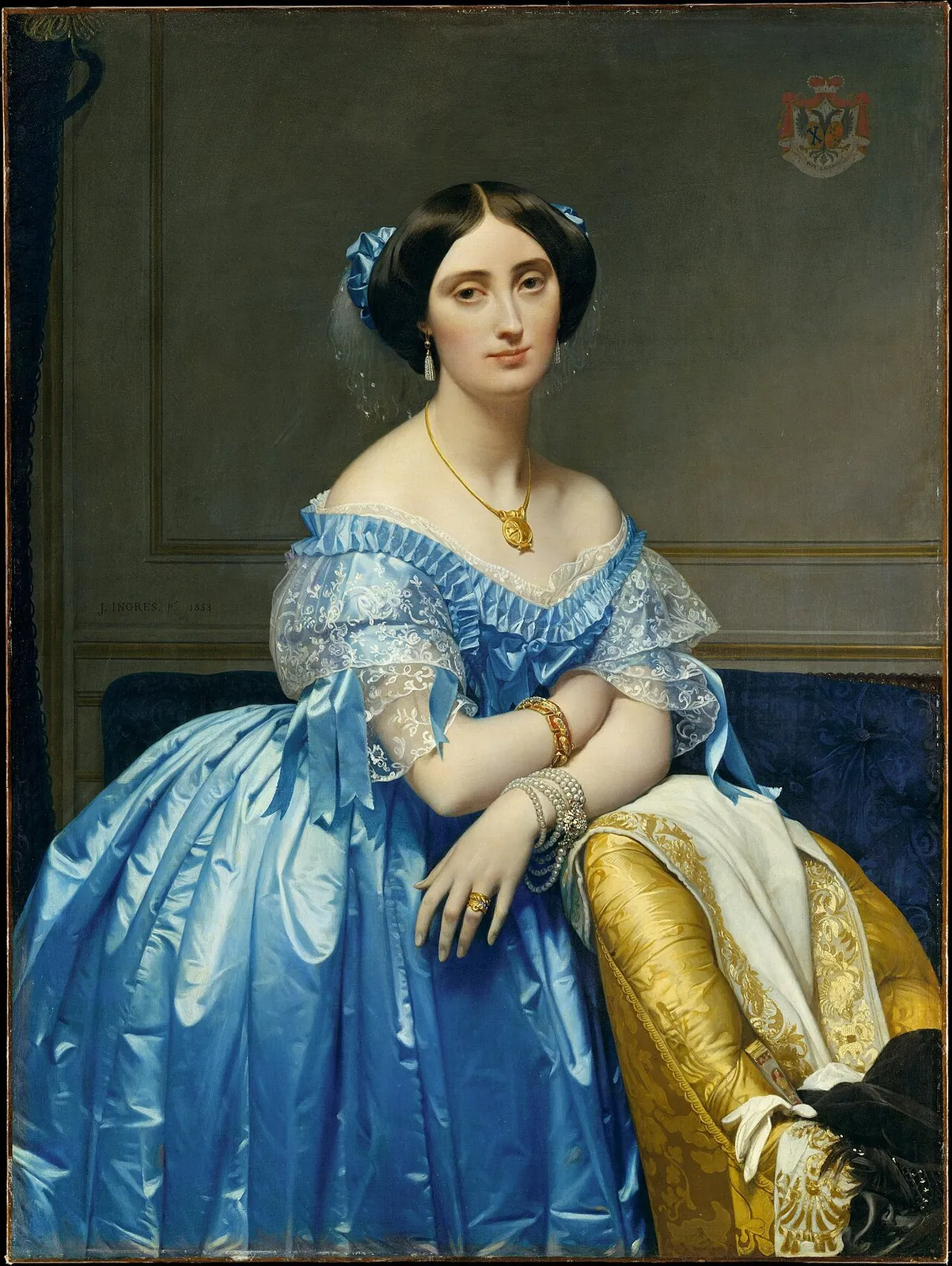 Joséphine-Éléonore-Marie-Pauline de Galard de Brassac de Béarn (1825–1860), Princesse de Broglie by Jean Auguste Dominique Ingres