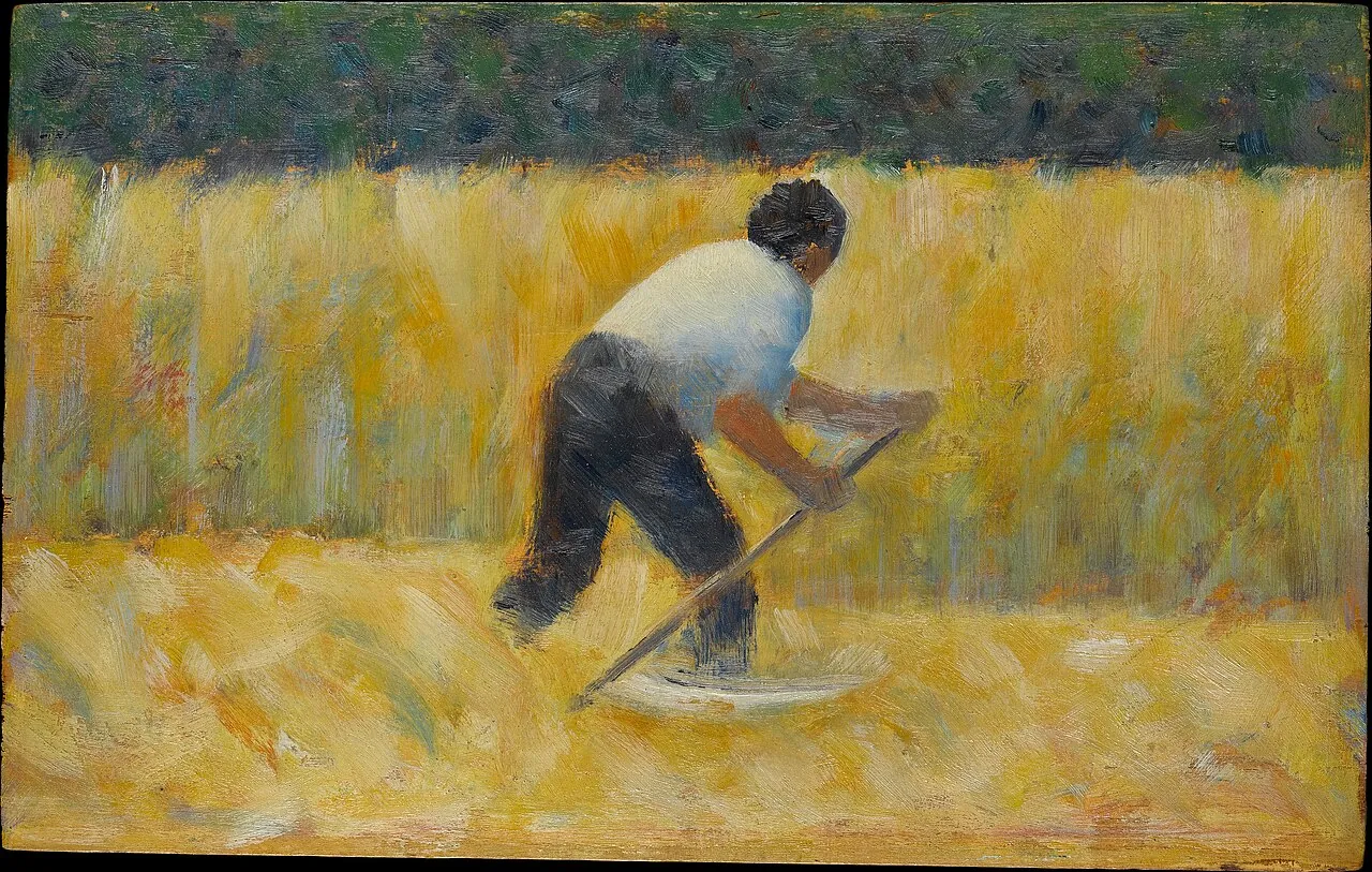 The Mower by Georges Seurat