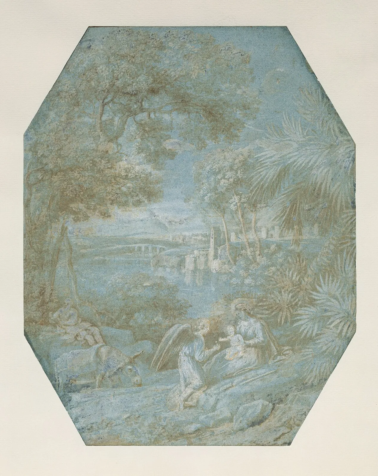 Landscape with the Rest on the Flight into Egypt by Claude Lorrain (Claude Gellée)