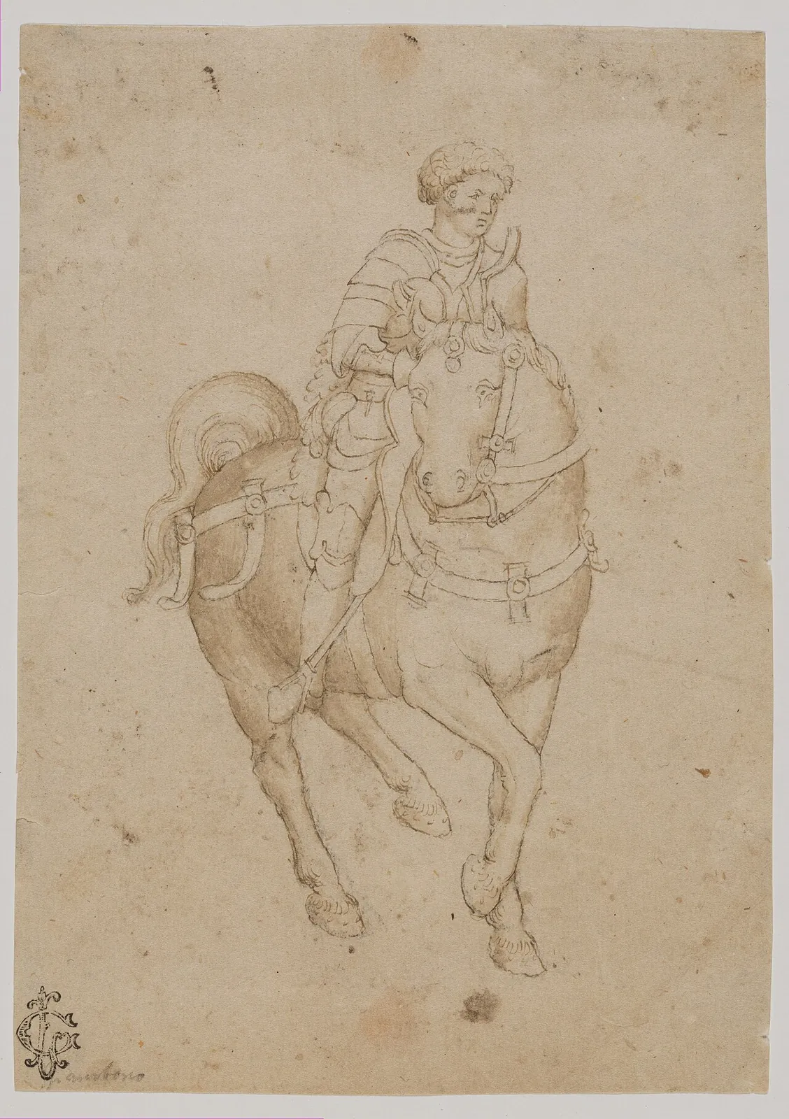 A Warrior on Horseback by The Veneto