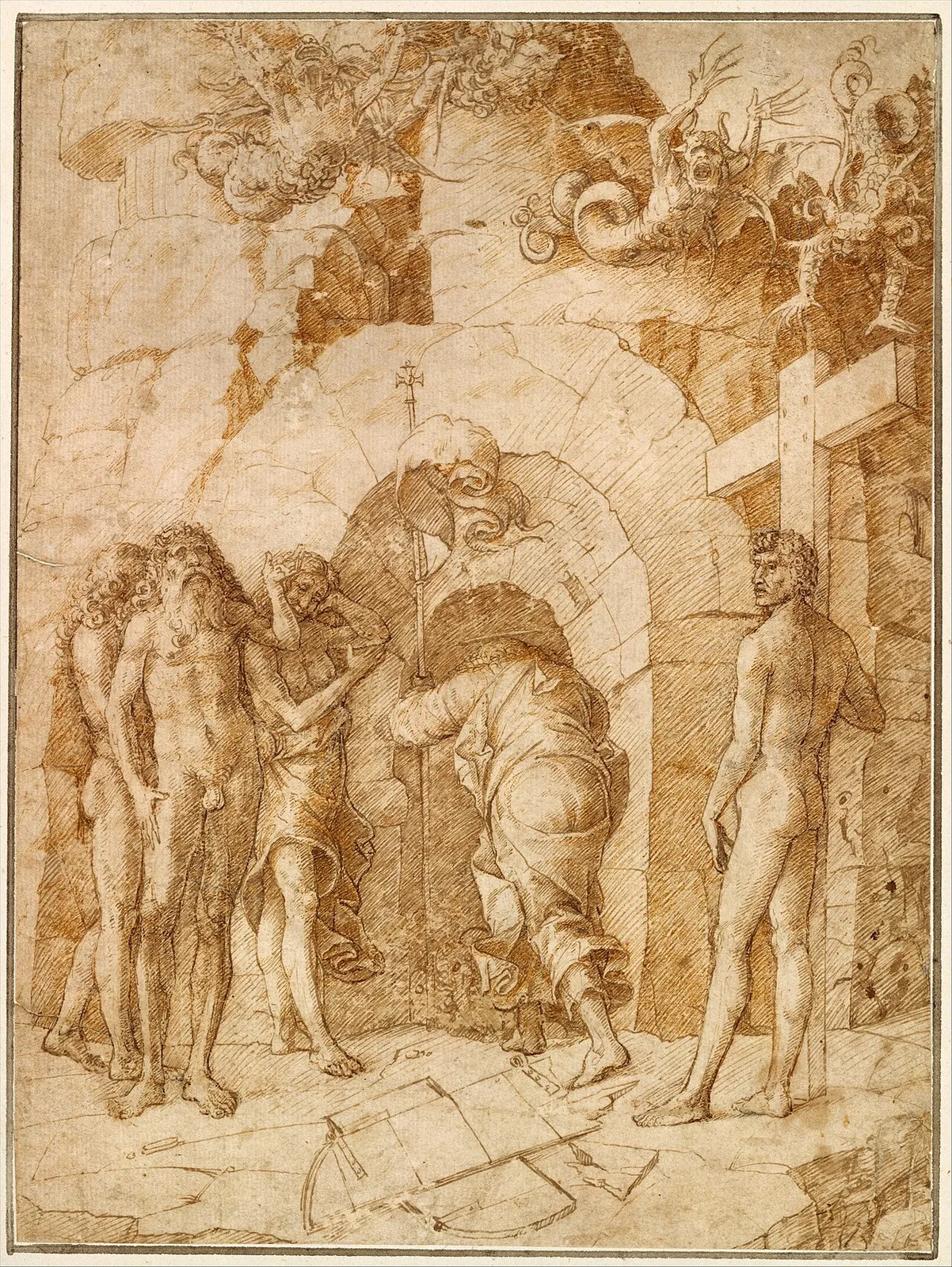 The Descent into Limbo by Andrea Mantegna