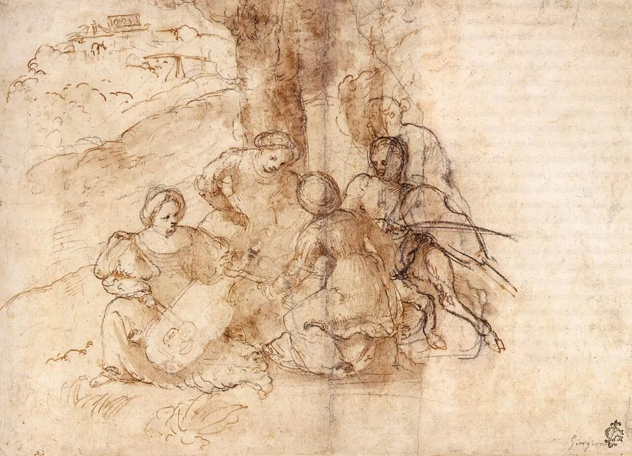 Concert champêtre by Girolamo Romanino
