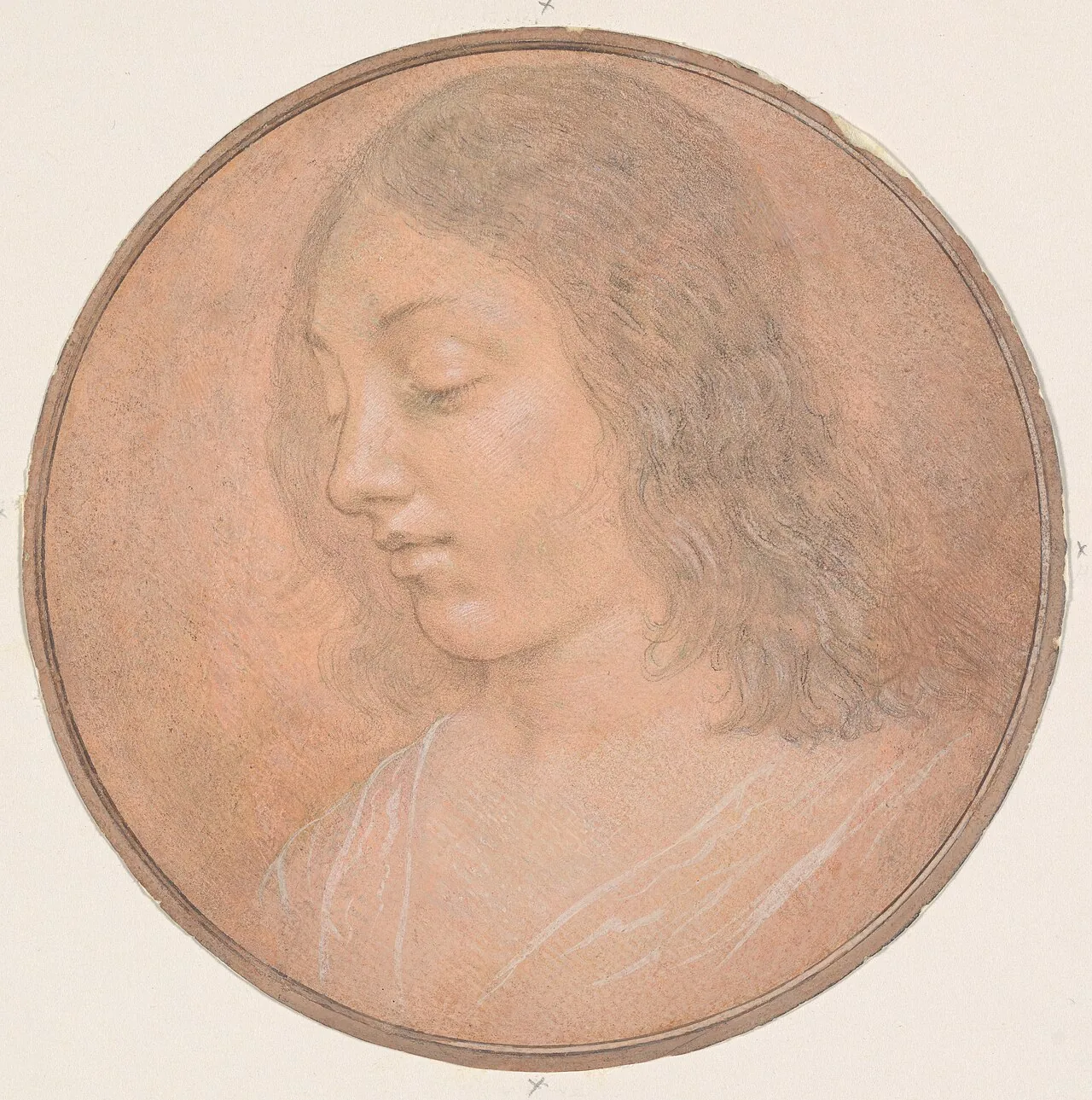 Head of a Young Woman by Lorenzo di Credi (Lorenzo d'Andrea d'Oderigo)