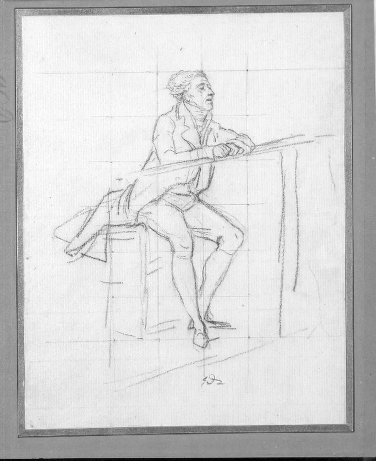 Seated Gentleman by Jacques Louis David