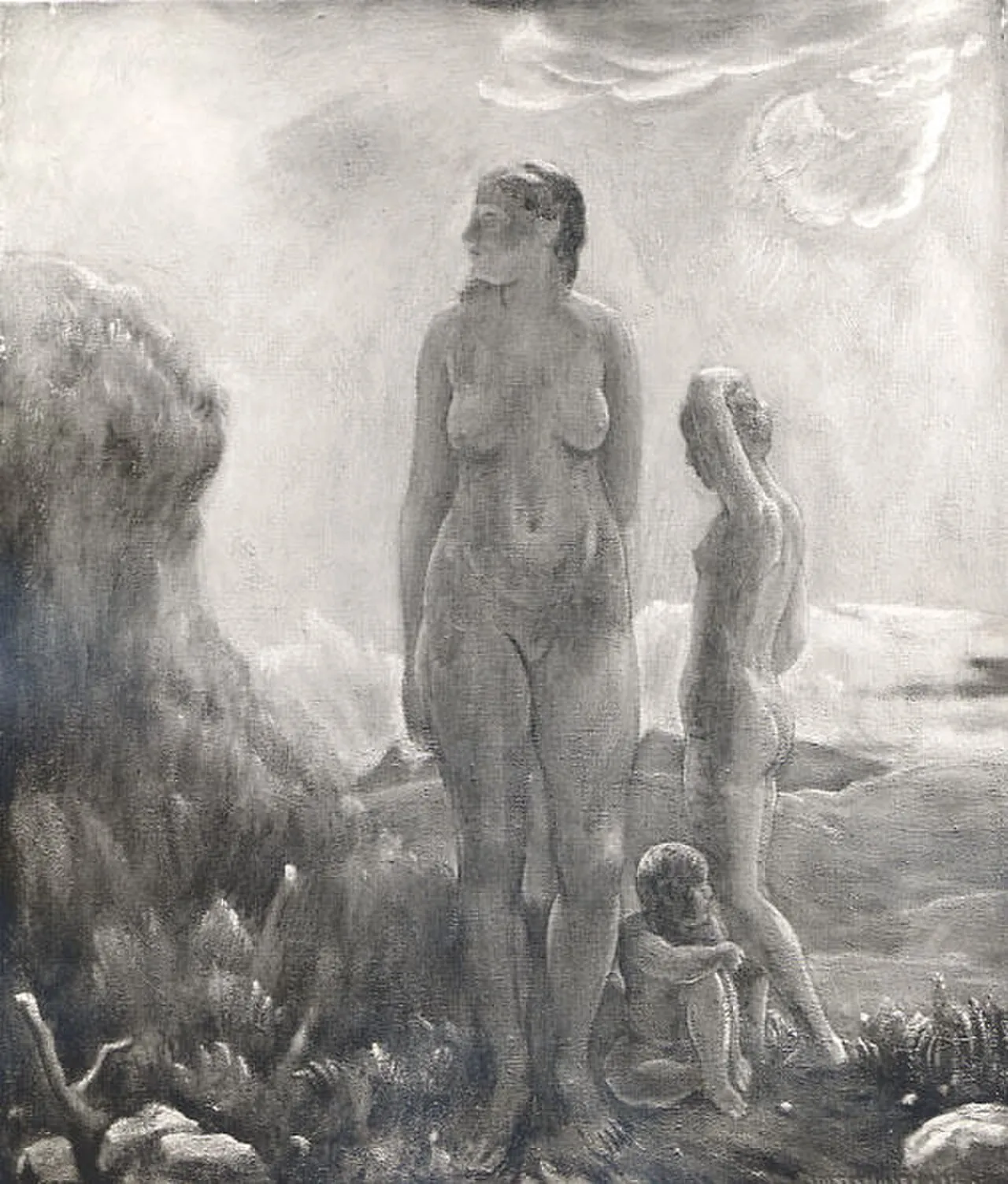 Landscape with Figures by Kenneth Hayes Miller