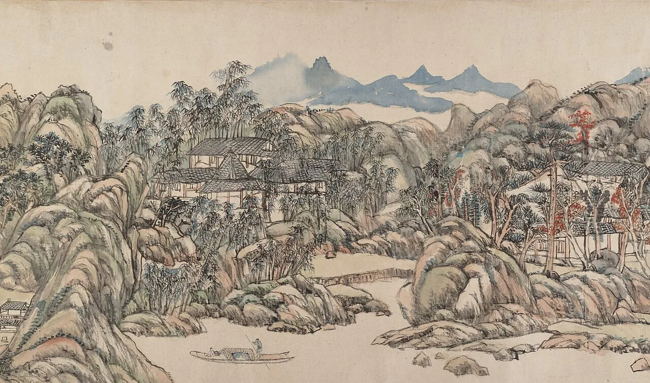 清 王原祁 輞川圖 卷|Wangchuan Villa by Wang Yuanqi