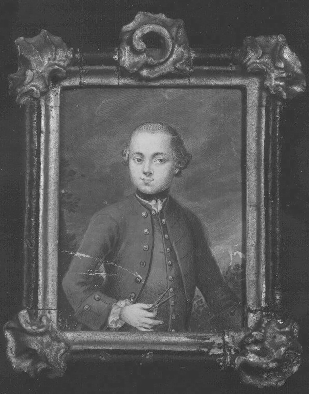 Portrait of the Father of Emilius Nicolai Scherr by Unknown artist