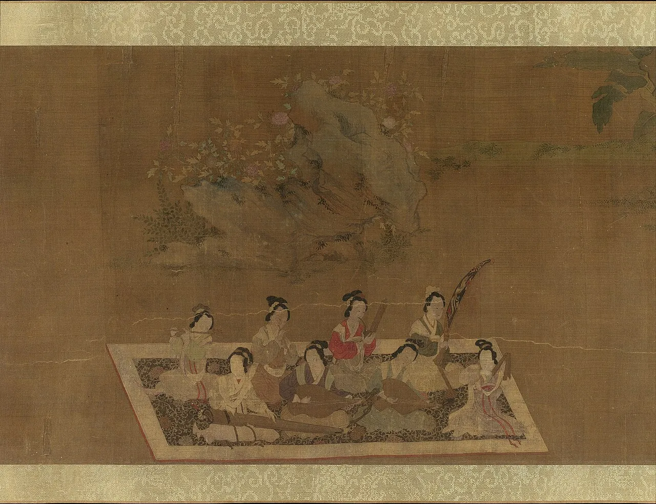明 佚名 蘇蕙璇璣圖 卷|Lady Su Hui and Her Verse Puzzle by Qiu Ying