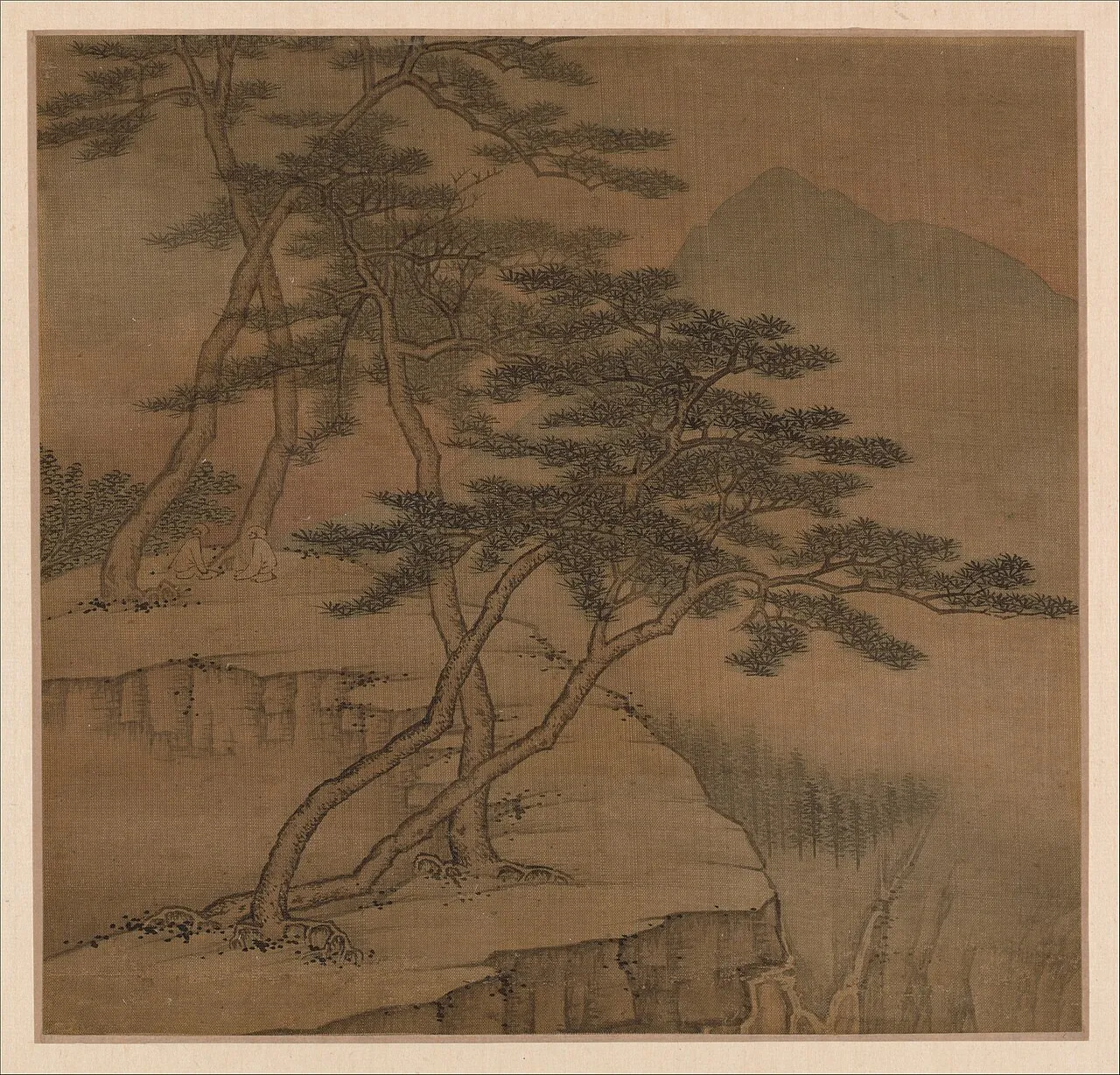 清 高岑 擬古山水圖 冊 絹本|Landscapes in the styles of old masters by Gao Cen