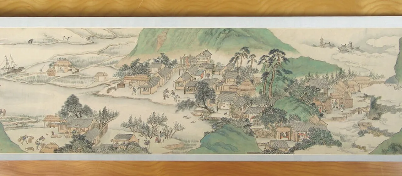 明/清   張宏  桃源勝概圖   卷|Peach Blossom Spring by Zhang Hong