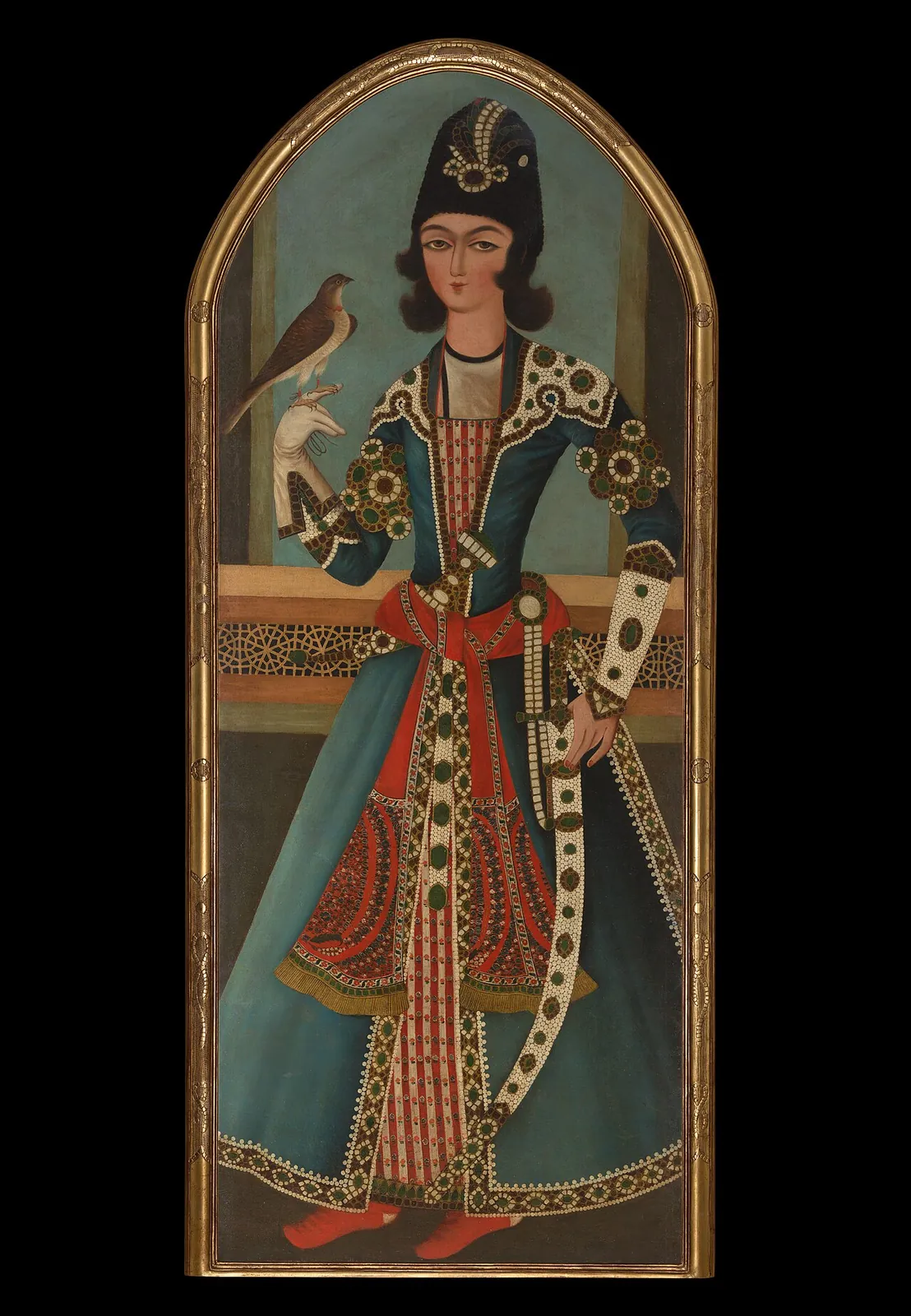 Prince Holding a Falcon by Unknown artist