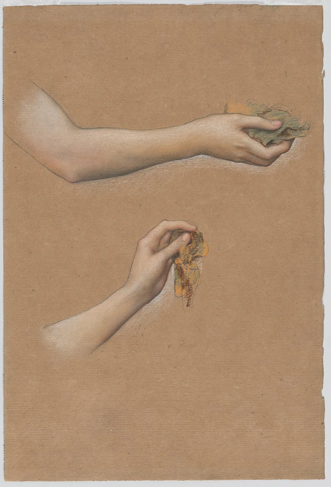 Study of Arms for "The Cadence of Autumn" by Evelyn De Morgan
