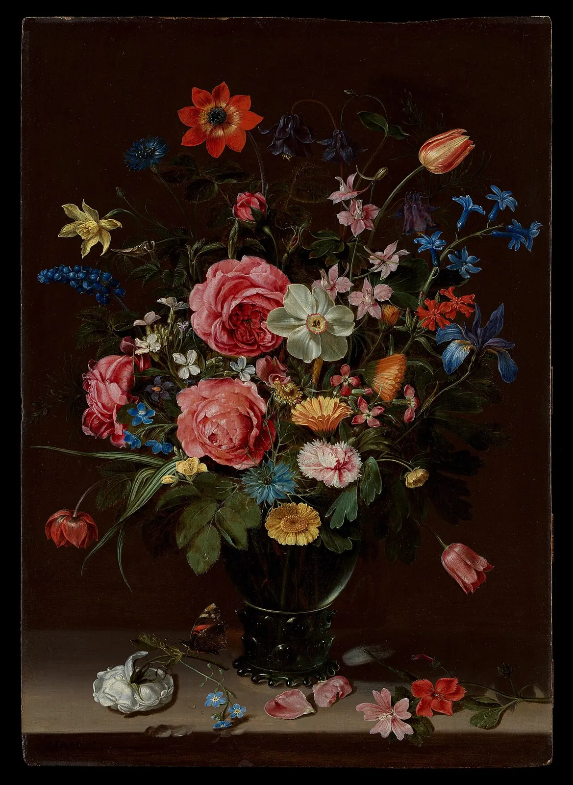 A Bouquet of Flowers by Clara Peeters
