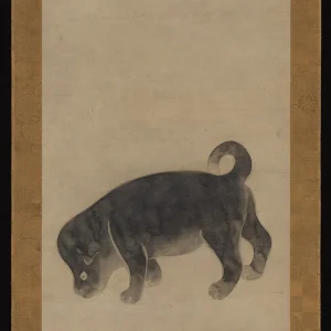 俵屋宗達工房　狗図|Puppy by Studio of Tawaraya Sōtatsu 俵屋宗達工房